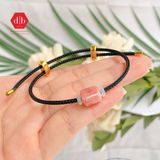  Vòng đá dây cứng Lu Thống Chiêu Tài - Đào Hoa Mini Thu Hút Tình Duyên - Gemstone Bracelets Ddreamer 