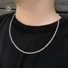 Dây Chuyền Trơn Bạc 999 - Xích Oval Dày 4li - Khoá S Dày - Dây chuyền Bạc 925 - Silver 925 Necklace Basic Chain Ddreamer - 1142DCT