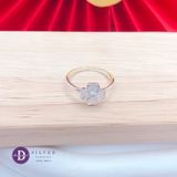  Lucky Flower Ring - Nhẫn Nữ Bạc 925 Cỏ 4 Lá May Mắn Ddreamer 2671NH 