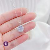  Square Stone Cupcake Style Silver Necklace - Dây Chuyền Đá Vuông Cá Tính Bạc 925  - Ddreamer 1204DCH 