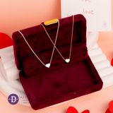  Only Love Mini Heart Silver Necklaces - Dây Chuyền Trái Tim Bạc 925 - Dây Chuyền Valentine - Ddreamer 012DCT 