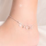  Butterfly & Silver Ball Anklet Bracelet - Lắc Chân Xích Bướm Nữ Tính - Lắc Chân Bạc 925 536LCT 