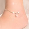 Cubes Stone & Star Silver Anklet Bracelet - Lắc Chân Ngôi Sao Cá Tính - Lắc Chân Bạc 925 378LCH