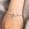 Vòng Tay 1 Viên Đá Moon &  Charm Hồ Ly - Vòng Tay Đá Phong Thủy Mix Charm Bạc 925 Ddreamer