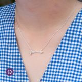  Sparkling Arrow Bell Silver Necklace - Dây Chuyền Mũi Tên Bạc 925 353DCH 