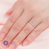  Nhẫn Nhịp Tim Đơn Giản Bạc 925 - Nhẫn Bạc 925 Kiểu Trái Tim - Heart Beat Line Silver Ring 2114NT 