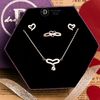 Jewelry Gift Set - Bộ Trang Sức Oval Heart & Falling Đính Đá CZ Sang Trọng - Heart Gift Set