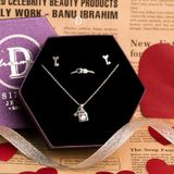  Jewelry Gift Set - Bộ Trang Sức Simple Heart Lock & Key Trẻ Trung, Thanh Lịch - Heart Gift Set 