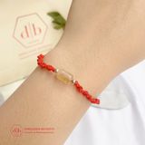  Vòng Dây Thắt Lu Thống Thạch Anh Tóc Vàng - Vòng Dây Thắt Đá Thiên Nhiên - Gemstone Bracelets Ddreamer 