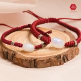  Vòng Thắt Đá Moonstone Đá Ánh Trăng Thu Hút Năng Lượng Tích Cực - Vòng Tay Đá Lu Thống Chiêu Tài Lộc 