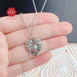  Mặt Dây Chuyền Đá Thiên Nhiên - Đá Hắc Nguyệt Quang & Moon Stone Mix Charm Bạc 925 - Không Kỵ Mệnh- Ddreamer 