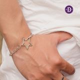  Vòng Tay Nam Bạc 925 - Xích Dày Kiểu Unisex Super Star Chain Khóa Chloe - 539VTT Ddreamer 