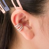  Hoa Tai Bạc 925 Kẹp Vành Earcuff 5 Lines Twist & Flat Và 5 Line Trơn 1405EC 644EC 253EC 