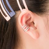  Hoa Tai Bạc 925 Kẹp Vành Earcuff 5 Lines Twist & Flat Và 5 Line Trơn 1405EC 644EC 253EC 