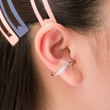  Hoa Tai Bạc 925 Kẹp Vành Double Curvy Halo Earcuff 2062EC 