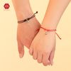 Vòng Tay Thắt Couple Charm Bạc 925 Vương Miện