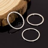  Minimal Basic Ring - Sterling Silver Ring - Nhẫn Bạc 925 Kiểu Trơn Đơn Giản 1004NT Ddreamer 