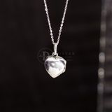  Heart Locket Silver 925 Pendant - Mặt Dây Chuyền Lồng Ảnh Trái Tim Bạc 925 MDC329 