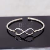  Infinity Silver Bangle - Vòng Kiềng Bạc 925 Kí Hiệu Vô Cực K209 K210 