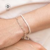  Lắc Tay Tennis Đá 3li - Vòng Tay Tennis Đính Đá Cubic Zirconia 