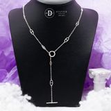  Dây Chuyền Bạc 925 Dây Chuyền Dáng Dài Chuỗi Mắt Xích Dainty Eyes Chain 691DCT 