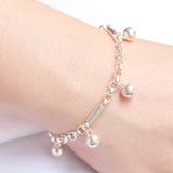  Pure Silver 999 Bracelets - Vòng Tay Bạc 999 Xích Tròn Ống Trụ và Chuông Lớn 1028VTT DDreamer 