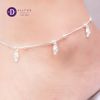 Sterling Silver Ankle Bracelet-Lắc Chân Bạc 925- Lắc Chân Freesize Dép Hè -Flip Flop-169LCT