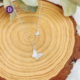  Dây Chuyền Bướm Xà Cừ Bạc 925 - Sparkling Butterfly Silver Necklace 558DCH 