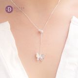 Dây Chuyền Bướm Xà Cừ Bạc 925 - Garden Sparkling Butterfly Silver Necklace 484DCH 