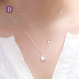  Dây Chuyền Bướm Xà Cừ Bạc 925 - Sparkling Butterfly Silver Necklace 558DCH 