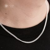  Dây Chuyền Trơn Xích Dẹp 1.5li & 3li Khoá S - Dây Chuyền Bạc 999 - Pure Silver Necklace Ddreamer 