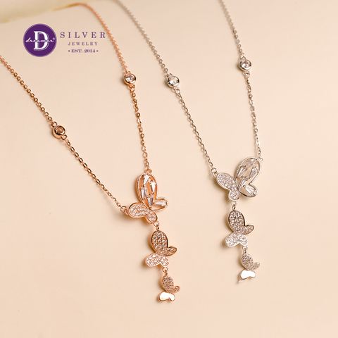 Tổng Hợp Dây Chuyền Bướm - Butterfly Silver Necklaces