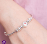  Kiềng Bạc 999 - Kiềng Baby Royal Red Heart(Pure Silver) Ddreamer  K337 