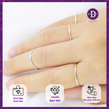  Minimal Basic Ring - Sterling Silver Ring - Nhẫn Bạc 925 Kiểu Trơn Đơn Giản 1004NT Ddreamer 