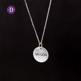  Vietnam Letter SAIGON Pendant Silver Necklace - Dây chuyền bạc 925 chữ SÀI GÒN - SAIGON CITY PENDANT 