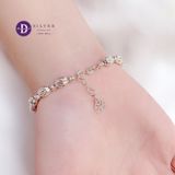  Charm Family Tree Silver Bracelet - Vòng Tay Bạc 925 Premium - Bi Tròn & Bi Giọt Nước Móc Máy P1290VTT - Gợi Ý Quà Tặng 