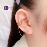  4 Line EC String Earcuff - Gold Plated Earrings - 1598EE 