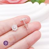  Snowflake Silver Earrings -  Hoa Tai Hoa Tuyết Đá Giọt Nước Ddreamer - 3101BTH 