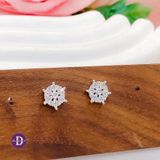  Snowflake Silver Earrings -  Hoa Tai Hoa Tuyết Đá Giọt Nước Ddreamer - 3101BTH 