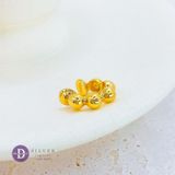  Minimal Dot Gold Plated Silver Earcuff - Hoa Tai Kẹp Vành Xi Vàng Kiểu Bi Tròn Dày 2752EC 