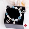 Vòng Đá Aquamarine Kết Hợp Lu Thống Moonstone Phối Charm Sea Lover