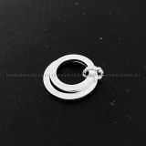  Engraved Family Name Necklace - Silver Circle Pendant - Mặt Dây Chuyền Tròn Khắc Tên Gia Đình Bạc 925 MDC379 