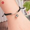 Vòng Tay Dây Thắt Handmade Phối Charm Bạc 925 Mặt Cười Vui Vẻ Happy Icon Ball