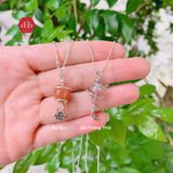  Mặt Dây Chuyền Đá Thiên Nhiên Handmade The Universe - Charm Bạc 925 