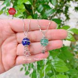  Mặt Dây Chuyền Đá Thiên Nhiên Handmade The Universe - Charm Bạc 925 