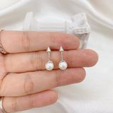  Bông Tai Ngọc Trai Mũi Tên Cá Tính - Pearl Arrow Silver Earrings 593BTH Ddreamer 