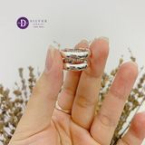  Nhẫn Bạc 925 Bản Mo Tròn - Nhẫn Bản Trơn Đơn Giản - Minimal Curvy Band Ring 2119NT 