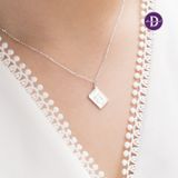  Sterling Silver Envelope Pendant Necklace - Dây Chuyền Lá Thư Tình Yêu Bạc 925 958DCT 