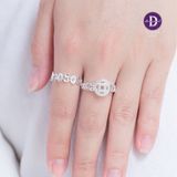  Nhẫn Bạc 925 Kim Tiền Line Đồng Tiền Và Đính Đá May Mắn - Lucky Coin 2089NT 1332NH 