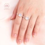  Moonstone Silver Ring - Nhẫn Đá Ánh Trăng Bạc 925 067SR 